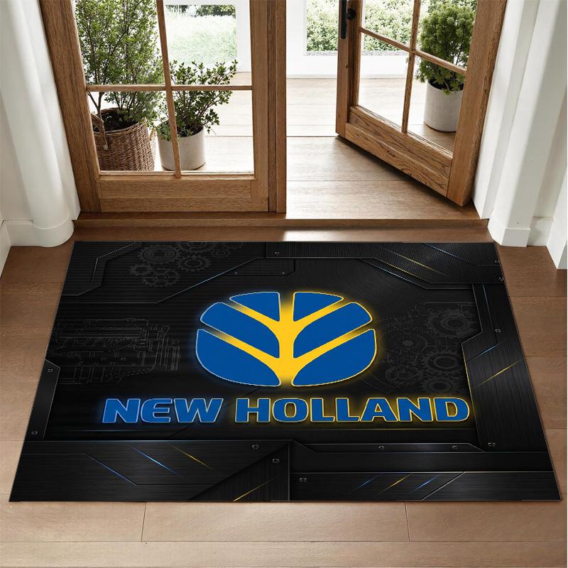 New Holland Design Crystal Velvet Rug Soft Decorative Mat for Bedroom Entrance