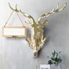 -Wall Decor Resin Decorations Wall Mount Hanging Statue Sculpture for Party Cabinet