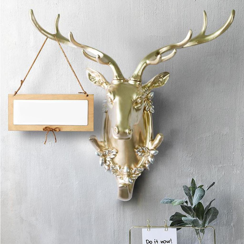 -Wall Decor Resin Decorations Wall Mount Hanging Statue Sculpture for Party Cabinet