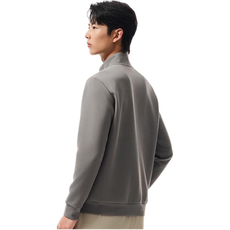 ANTA Knitwear Men's Dusty Gray 3 Stand Collar Moderate Other 952547710-3