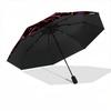 1pc Skulls Ravens Automatic Umbrella - 8-Rib Portable Folding Black Iron Frame for Outdoor, Beach, Travel, Beach Umbrella,011
