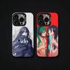 Etui Na Telefon A-Ado K-Kyogen Dla iPhone17, 16,15,14,13,12 Pro Max Czarne Cukierkowe Matowe Odporne Na Wstrząsy Pokrowiec
