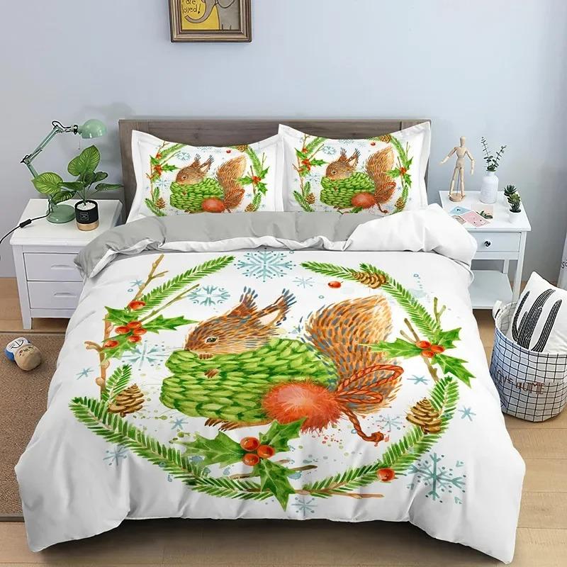 Cartoon Cute DogRabbit Duvet Cover 3D Printed Nordic Bedding Set Pillowcase Double Twin Full Queen King Adult Kids Quilt Cover