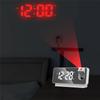 Led Digital Projection Alarm Clock Table Electronic Alarm Clock With 180 Degrees Time Projector Bedroom Bedside Clock
