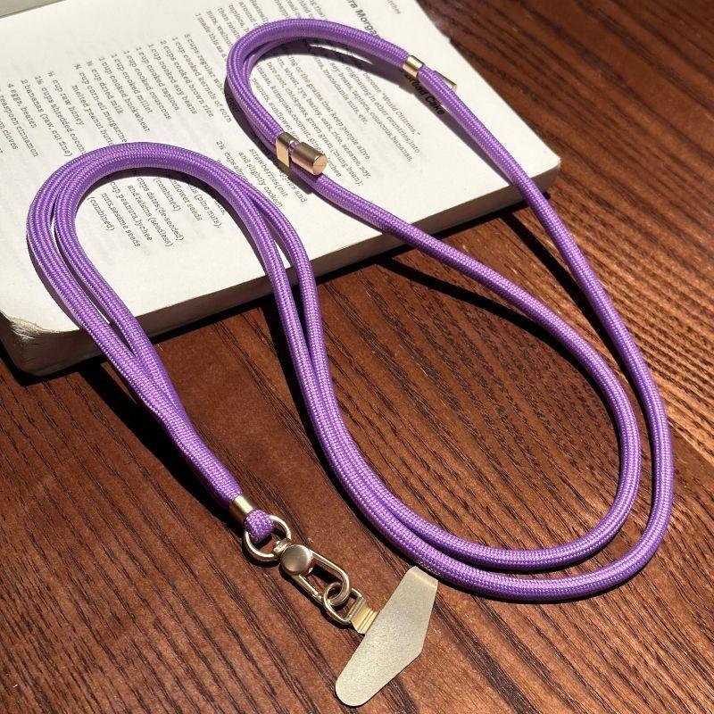 Laccetti Universali a Tracolla per Telefono con Toppa, Cinghia Regolabile per Cellulare, Cordino da Collo per Appendere il Cellulare