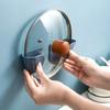 Household Pot Lid Holder Multi-function Wall-mounted Kitchen Pot Cover Storage Rack