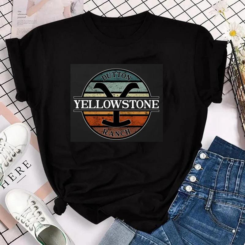 Yellowstone Dutton Ranch T Shirt TV Shows Tshirts Harajuku Western Cowboy Tshirt Unisex Plus Size Ropa Hombre Camisetas