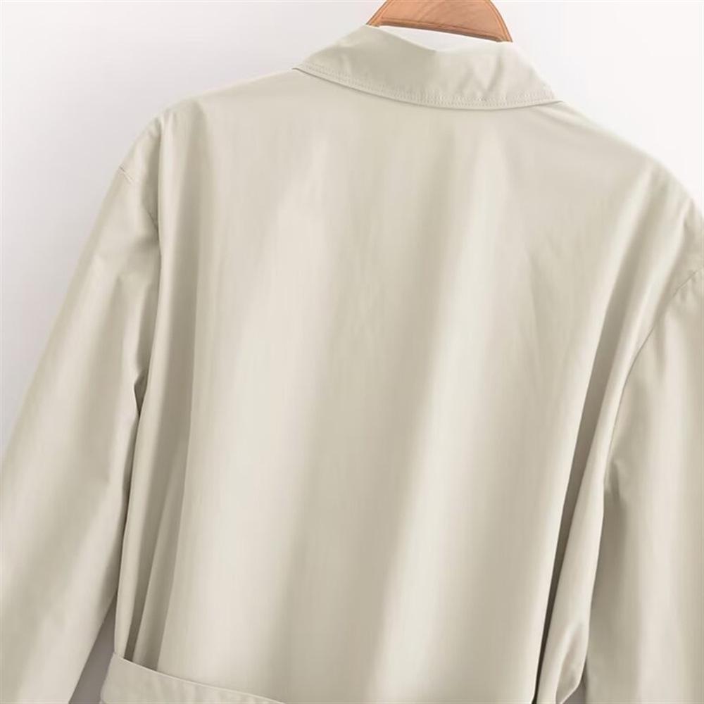 Women's Autumn/Winter 2024 Versatile Poplin Shirt - Three Colors, Long Sleeve