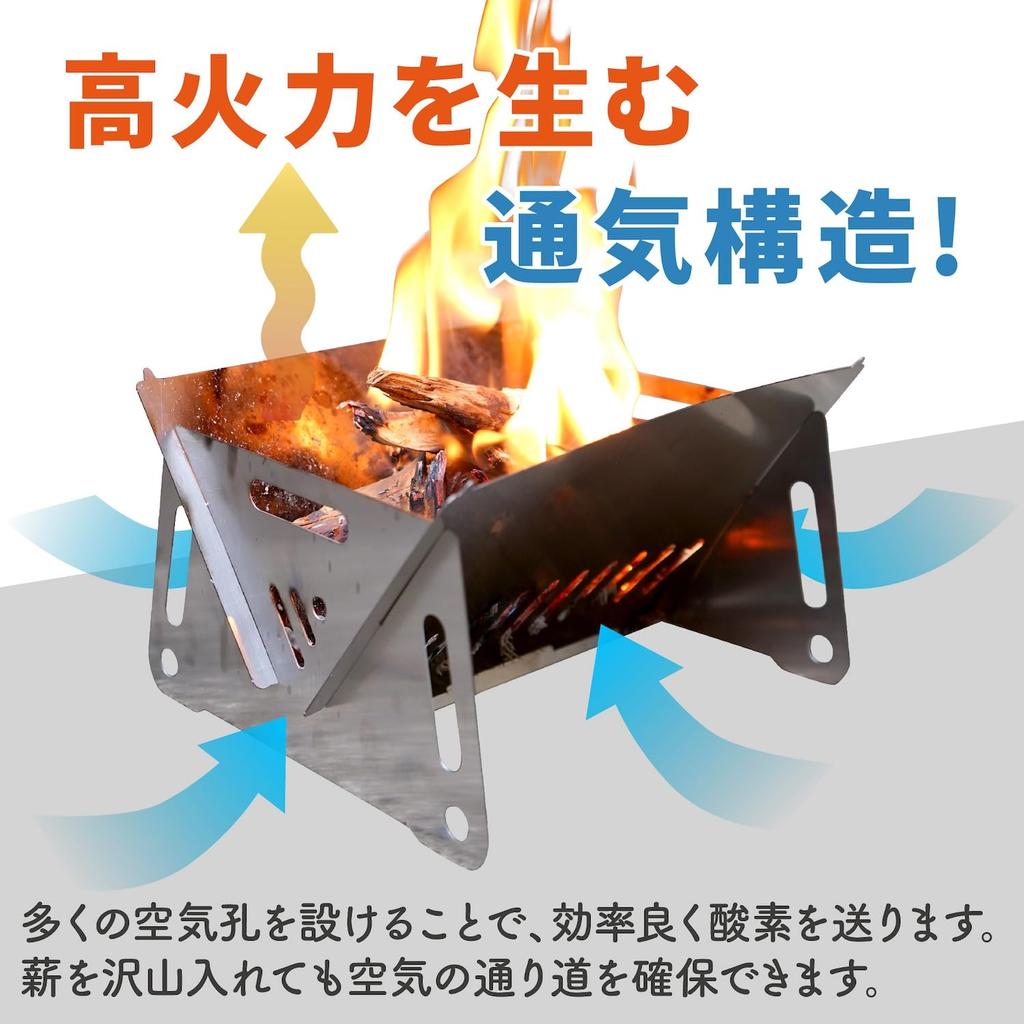 GGN Fällbar Grill Rostfritt Stål för Utomhuscamping och Ensamcamping Kompakt, Mellanstor Grill, Stål, Lättviktig,