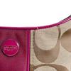 Coach Signature Shoulder Bag Canvas Brown Women F21873 Used