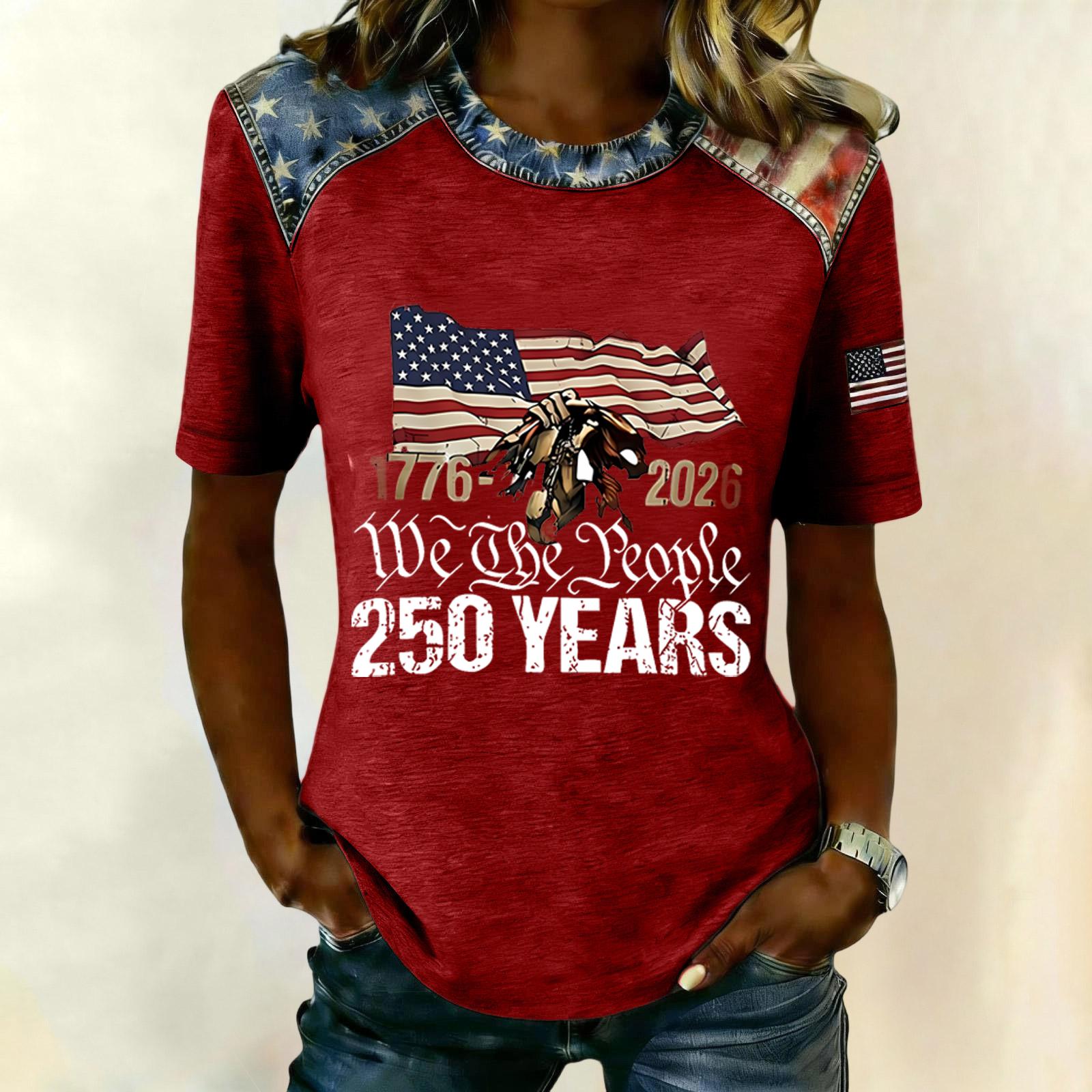 Women s Stylish Casual Star-printed Blouse XXL