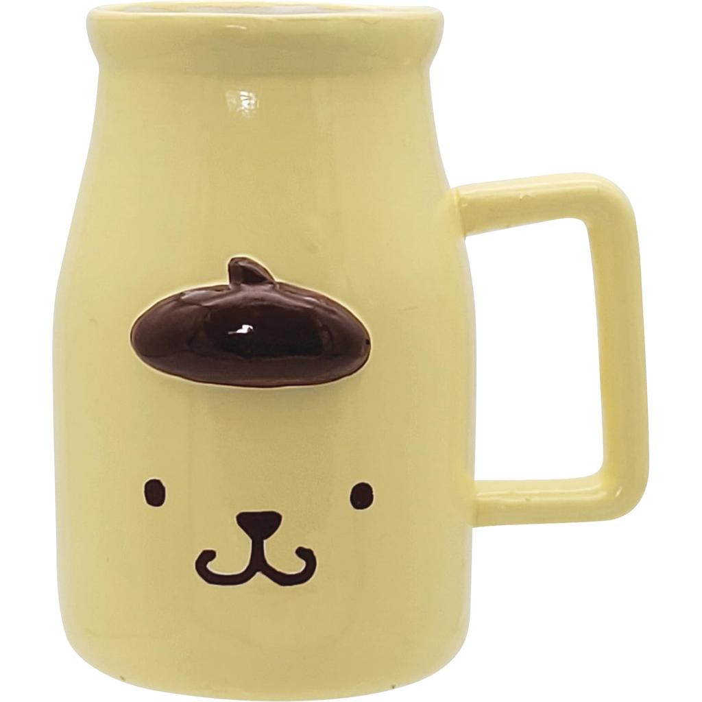 Sanrio Pompompurin Milk Bottle Mug Birthday Children (SANRIO) (approx. 400ml) - Goods,, Tableware, Gift, Women, - SAN5014-4