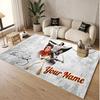 Tappeto Personalizzato Elvis Presley Stampa Motivo Nome Testo Morbido Antiscivolo Tappeto per Pavimento per Decorazione Interna Casa