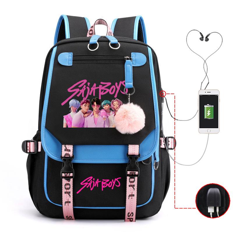 Witch Hunters Peripheral Korean Edition Student School Bag Cross-border College Wind Reduction Large Capacity Ridge Backpack