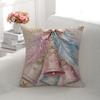 Christmas Pillow Cover Linen Double-sided Printed Snowman Decoration Sofa Pillow Cover Home Cushion Cover