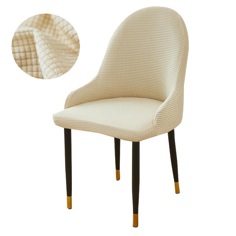 Huse pentru scaune curbate Huse pentru scaune elastice din lână polară Huse pentru scaune înalte Huse pentru scaune pentru bucătărie, birou, hotel, petrecere acasă