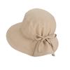 Summer outdoor large brim sun hat, children's sun hat, Korean version fashionable bow fisherman hat
