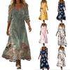 Lässiges lockeres Maxikleid für Damen für den Alltag