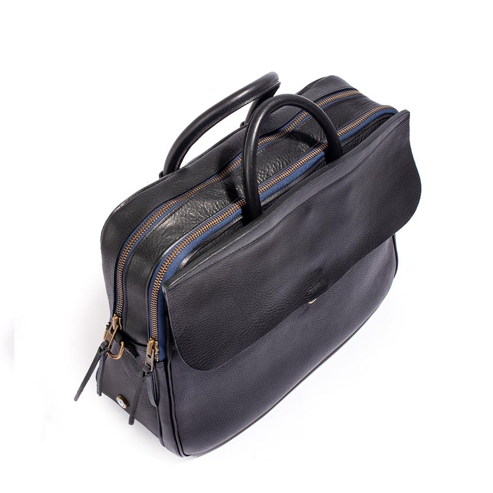 Bleudechauffe Zepfo Duo Briefcase - Noir Black