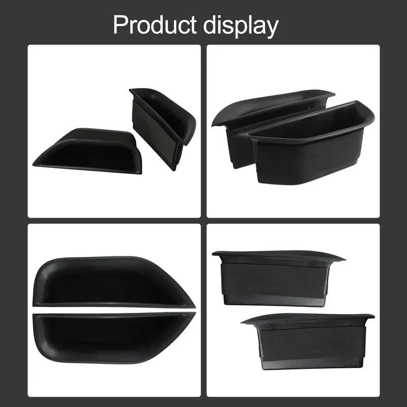 2pcs For Mercedes-Benz Car Styling Door Handle Storage Box Interior Organizer Stowing Tidying Container For E Class W211 2010-15