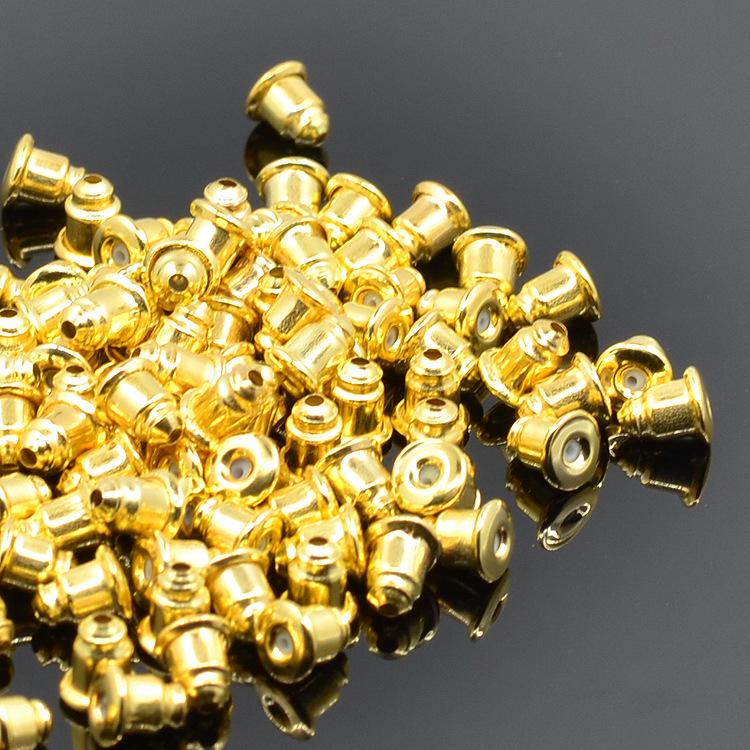 DIY Jewelry Accessories: Iron Ear Studs, Earrings, Ear Clasps, Bullet Ear Plugs, Leather Ear Caps, Cross-Border Collection