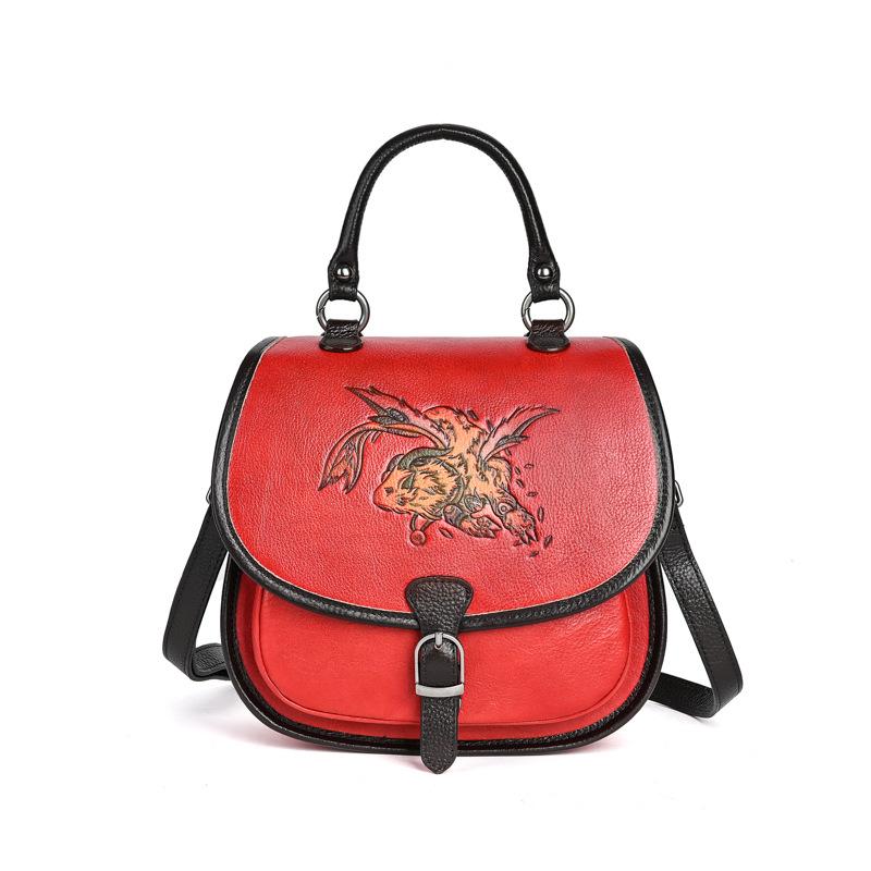 Рюкзак ручной работы из воловьей кожи большой вместимости — фото 5