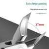 Large Opening Slanted Edge Nail Clippers - Sharp Tip for Thick, Hard, Ingrown Nails & Foot Grooves