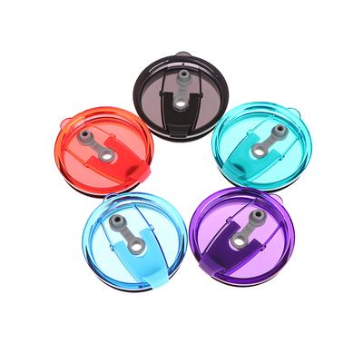 1Pc 20oz Sealing Bottle Cover Splash Spill Proof Plain Plastic Lids For Ice Blaster Lid Tumbler Cup Multicolor Thermos Cup Acc