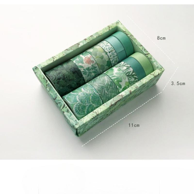 12 Pcs/set Vintage Chinese Palace Style Washi Tape Set Scrapbooking DIY Journal Stationery Masking Adhesive Tape School Office