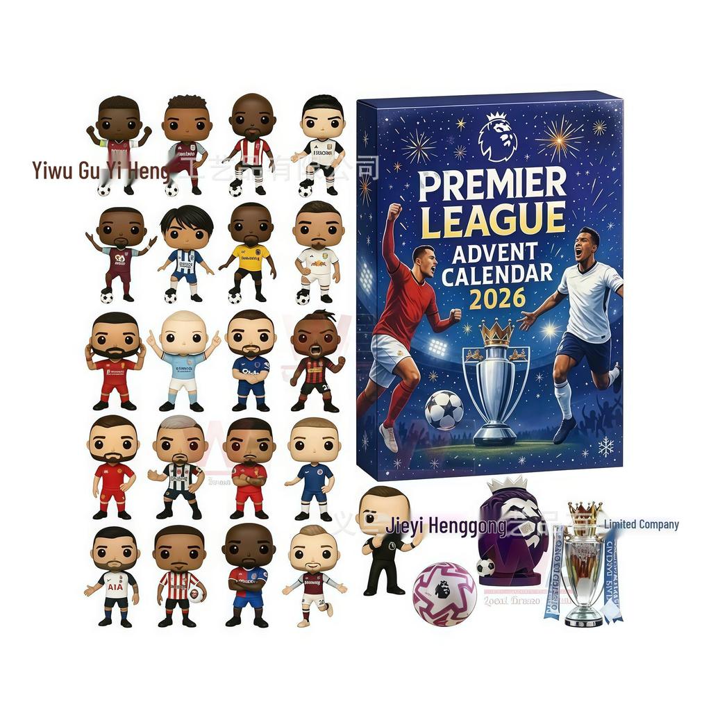 Premier Lig Noel Geri Sayım Takvimi: Akrilik Kolye Kapalı Kutu