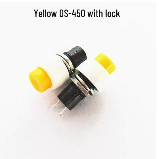 10MM DS-450/DS-451 Round Head Miniature Momentary Pushbutton Switch with Self-Reset and Self-Locking Features