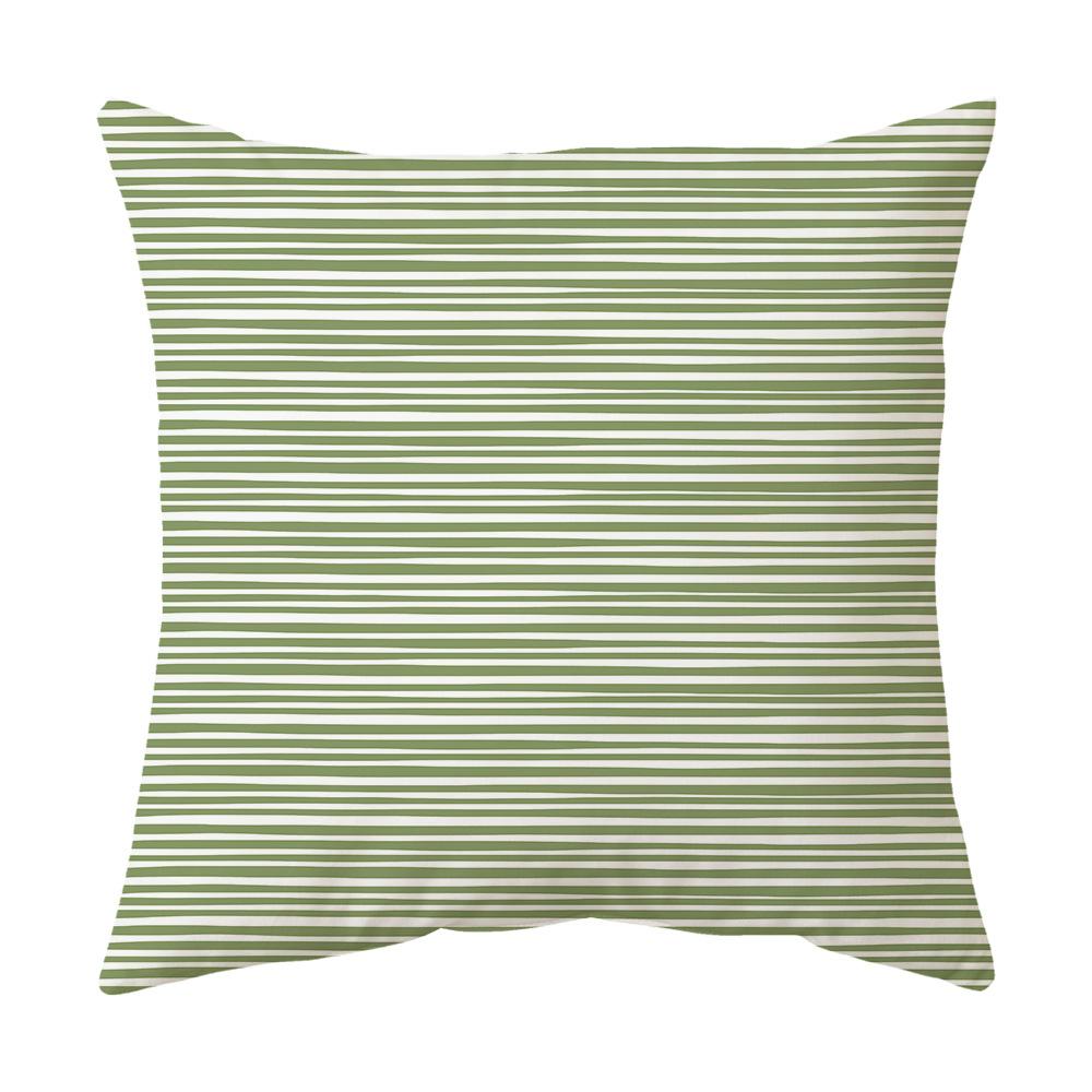 New Matcha Color Simple Cushion Pillow Geometric Backrest Super Soft Sofa Cushion Cover
