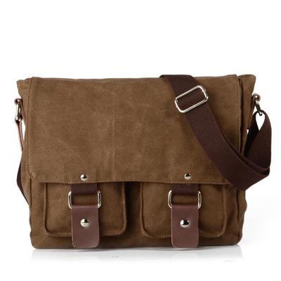 Muchuan Retro Canvas Messenger Schoudertas voor Heren & Dames