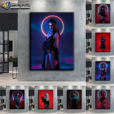 DIY 5D Diamond Painting Cyberpunk Sexy Art Cross Stitch Kit Full Drill Embroidery Mosaic Art Picture of Rhinestones Gift