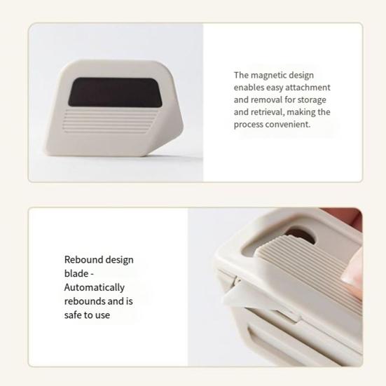 Magnetic Folding Cutter with Ceramic Blade Pocket Size Right-Angle Grooves Box Opener Cutter Portable Collapsible Cutting Tools