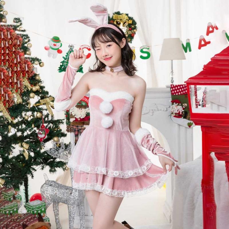 Sexy Costume Maid Uniform Temptation Bunny Halloween New Christmas Dress