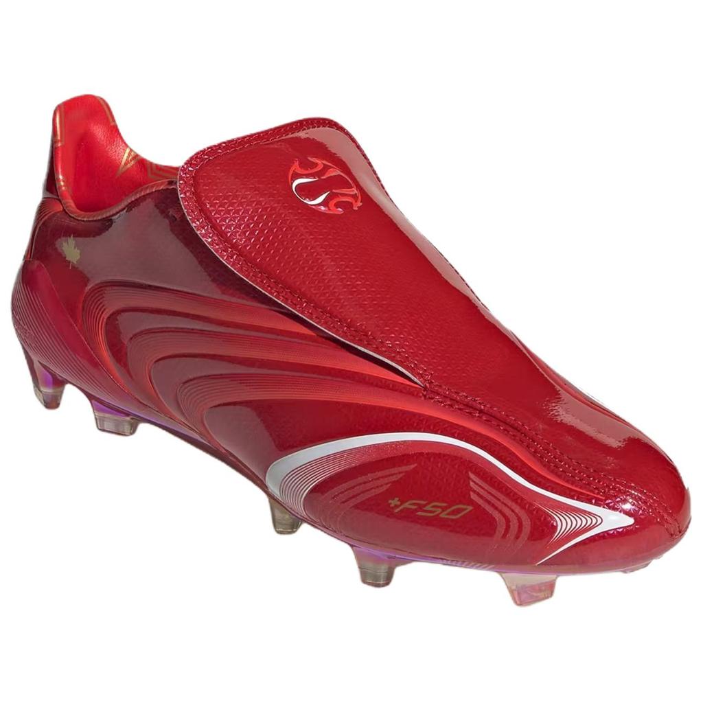 adidas F50 Tunit Comfortable Fit Natural Grass Soccer Shoes Unisex Sneaker Vibrant-Red KH8140