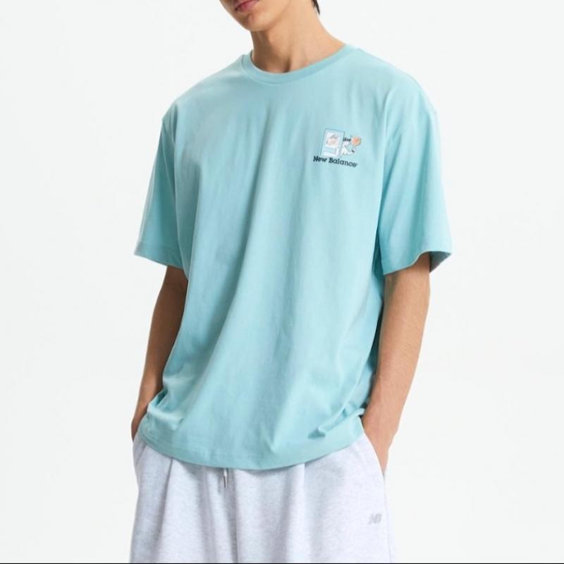 New Balance Uni Nb Boy Basketball Shop Short Sleeve Tee B1 Nbnef21563 10 60 84