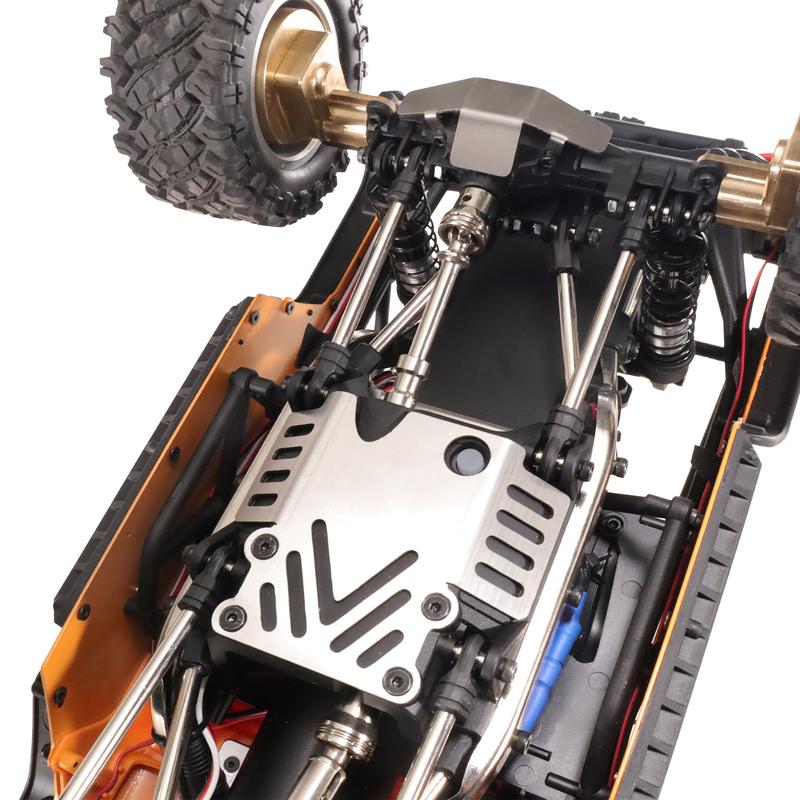 For MJX HYPER GO 1/12 H12Y H12Y+ H12P Remote Control Car Upgrade Accessories Non Destructive Installation 304 Chassis Armor