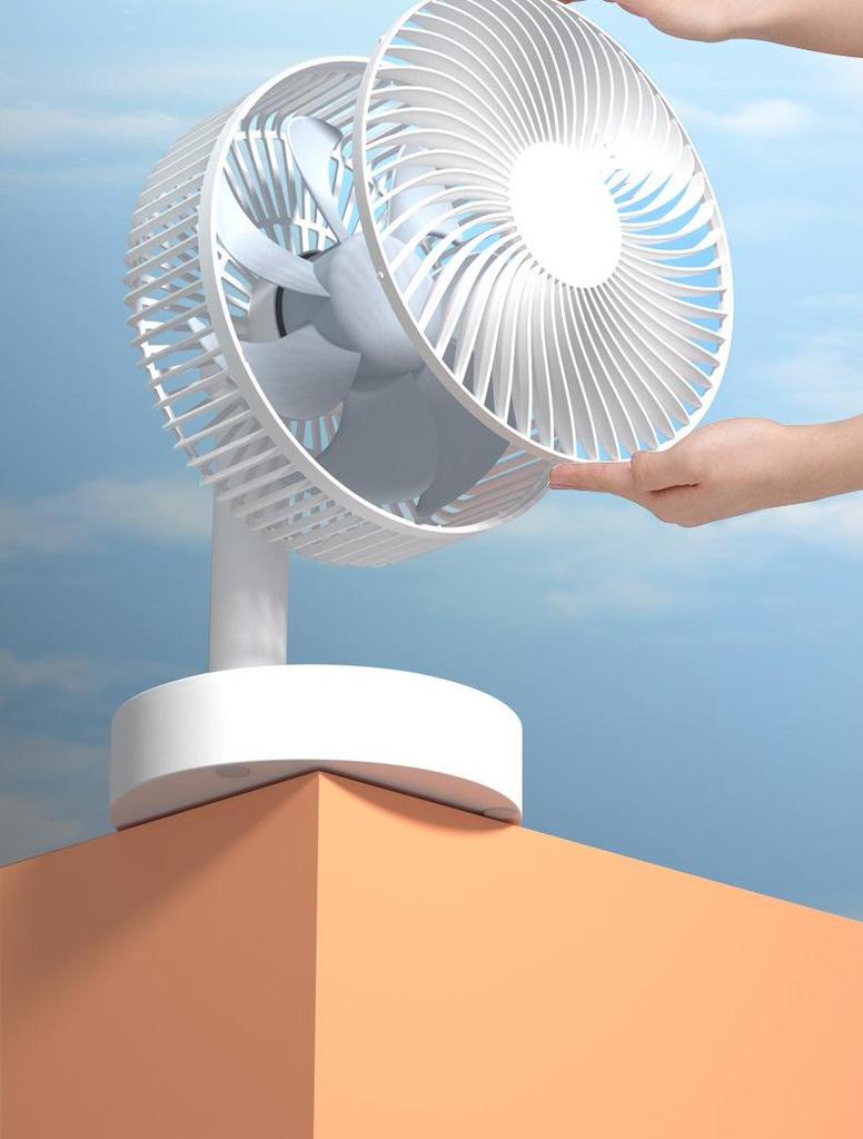 Rechargeable Portable Desktop USB Fan for Dormitory and Office Use