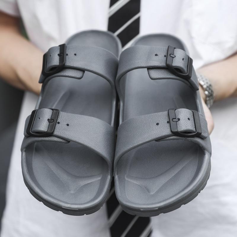 Paar Sandalen und Hausschuhe Herren Strand Freizeitschuhe