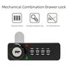 Zinc Alloy Mechanical Password Lock Anti-theft 4 Digital Code Password Safety Lock Durable Security Combination Lock