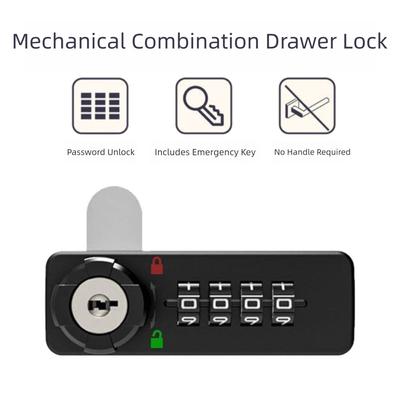 Zinc Alloy Mechanical Password Lock Anti-theft 4 Digital Code Password Safety Lock Durable Security Combination Lock