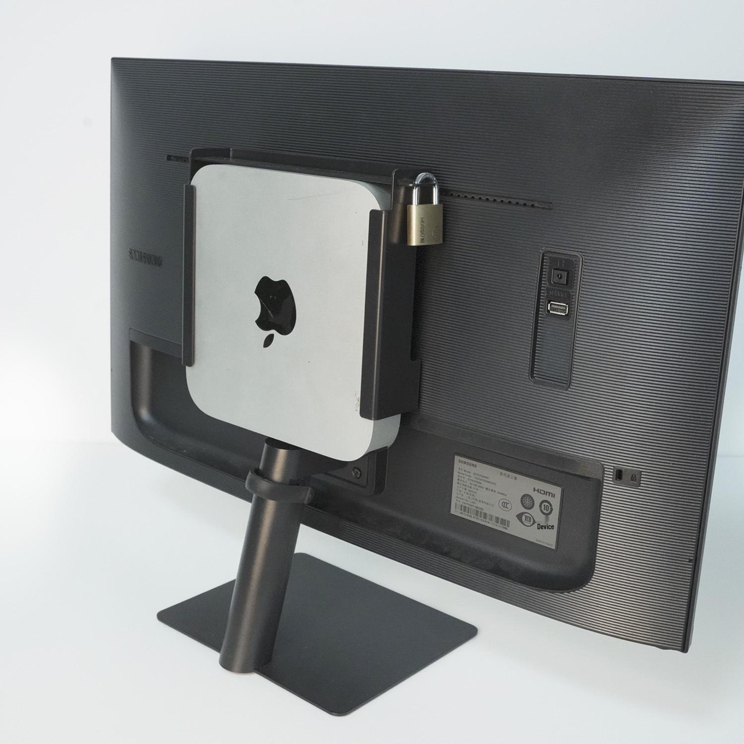 

Металевий кронштейн для Mac Mini M1/M2 під стіл із захистом від крадіжки (Замок не входить до комплекту) чорний