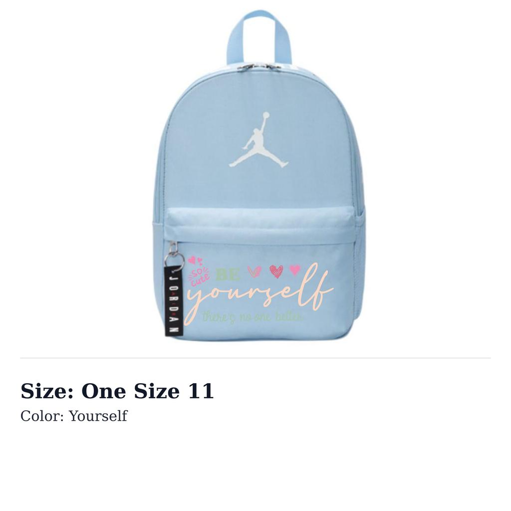 Jordan Polyester Backpack Unisex Blue DV5304-411(team378-yinhua x1)
