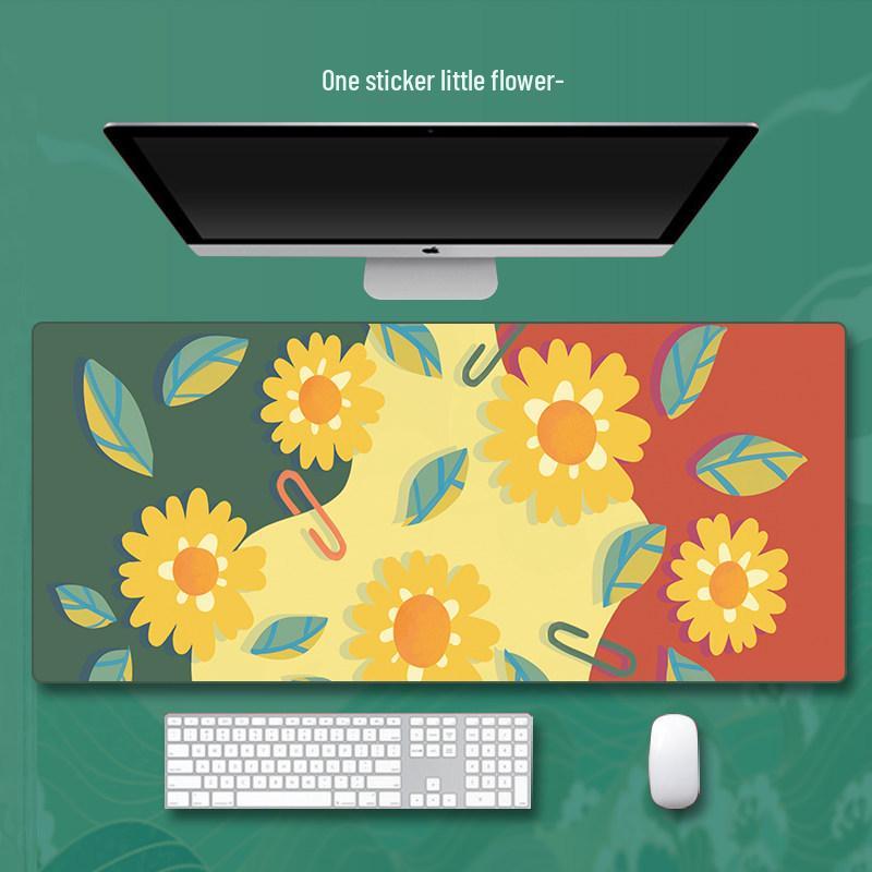 Extra Large Anime Esports Mouse Pad with Stitched Edges for Men and Women, Computer Desk Mat and Keyboard Pad
