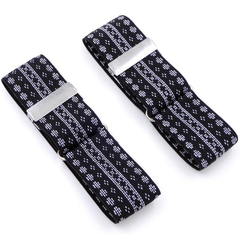 Herrars halkskyddande ärmhållare: 3,5 cm Justerbart Armband för Bartenders och Kostymer