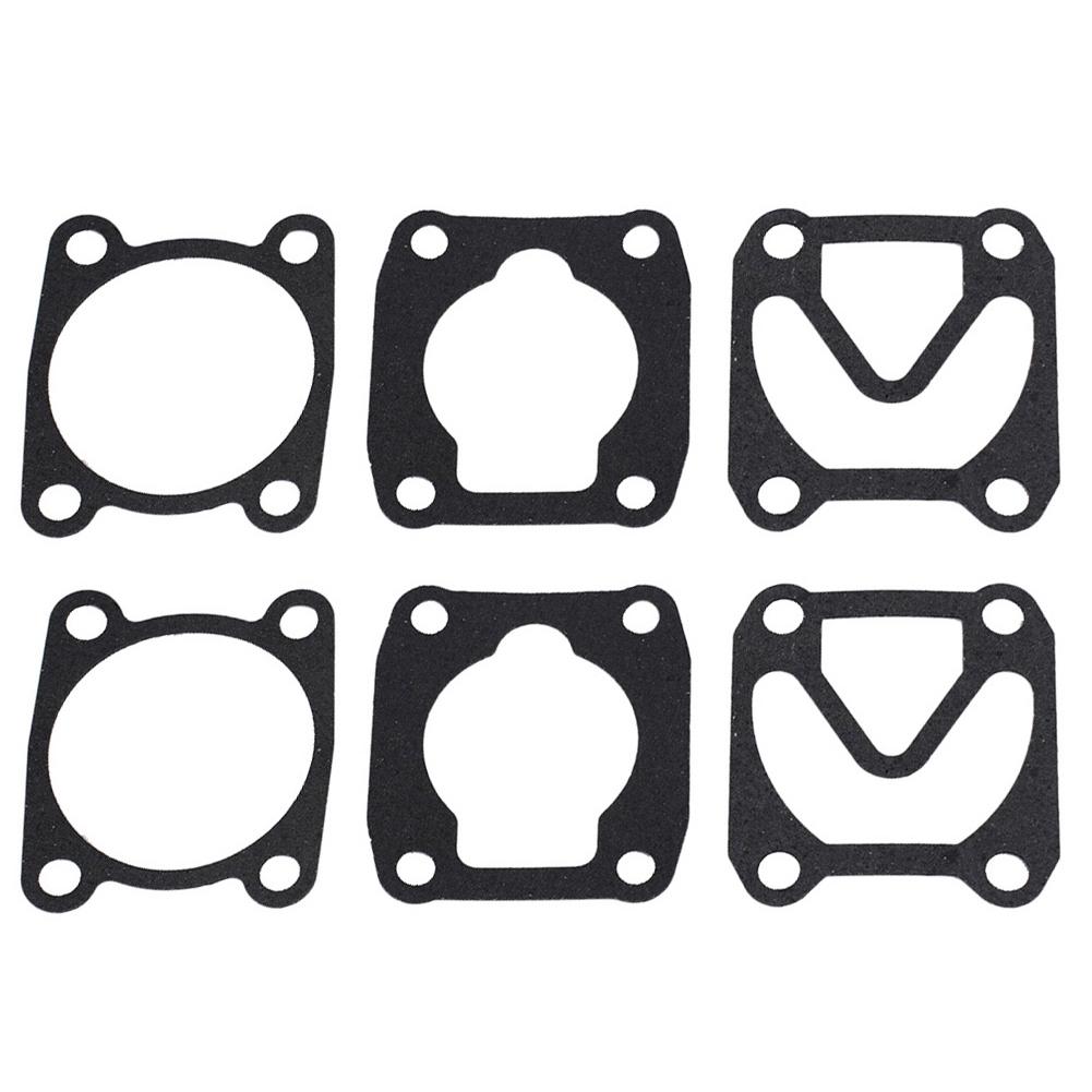 Air Compressors Valve Plate Washers Valve Plate Gaskets 6pcs Black Hole Spacing: 48x62mm Plastic Replacement Parts