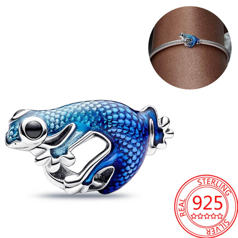 Lovely Copper Metal Little Rabbits&Pigs&Lizards&Octopuses&Bugs&Frogs Charm Bead Component Compatible With Brand Bracelet High Quality Fine Jewelry