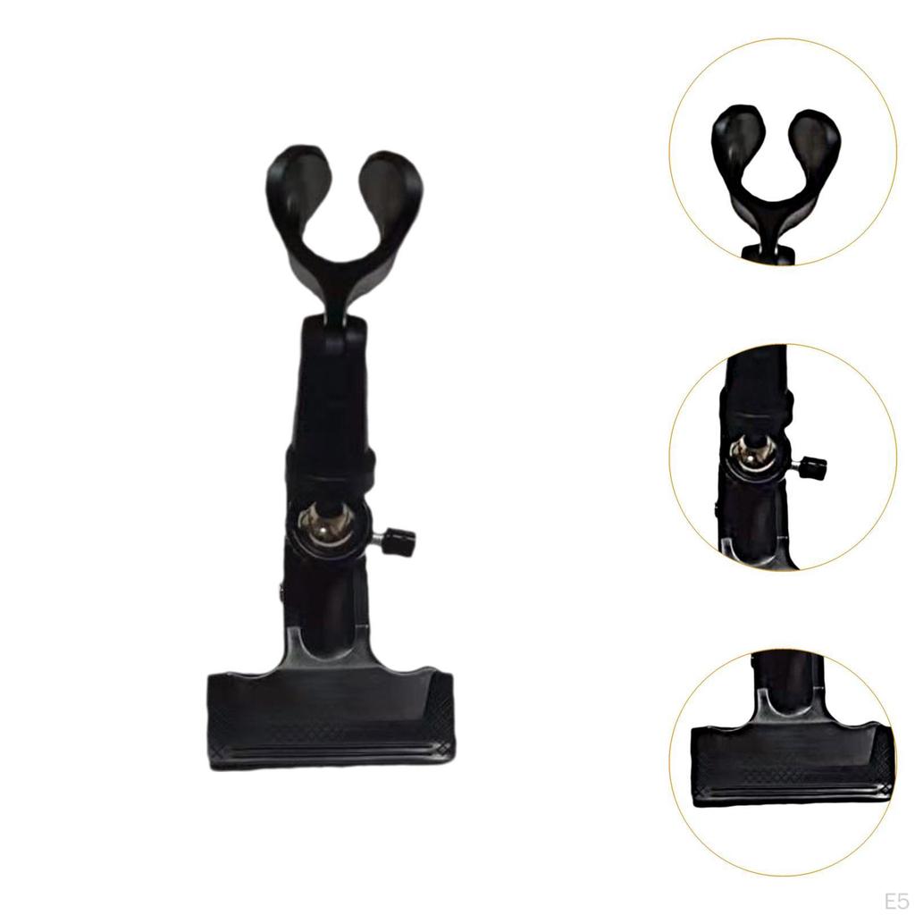 Tripod Clip Clamp Mount 1/4" Thread Adapter Portable Sturdy Nonslip Photography Accessories